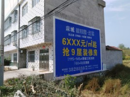 怀化墙体广告质量分析