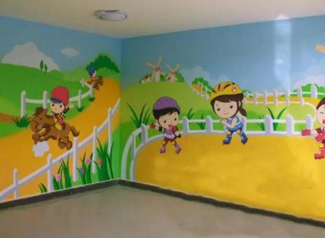 怀化幼儿园墙体彩绘制作流程及注意事项